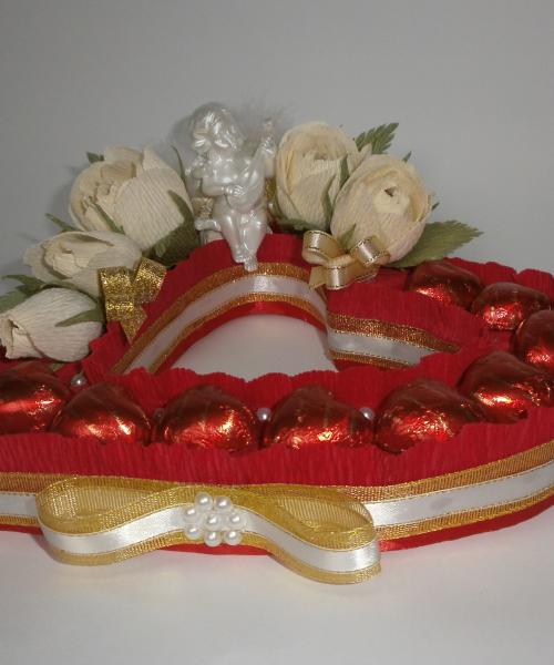 Серце-валентинка - оригінальний солодкий подарунок для закоханих